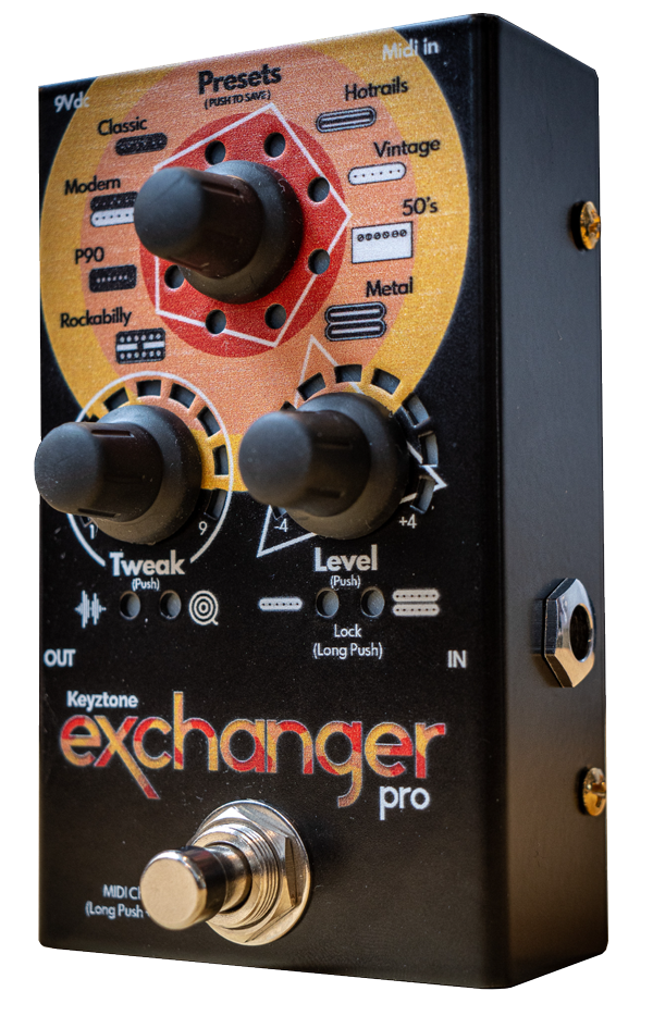 新製品 8種類のピックアップモデラーKeyztone exchanger pro-